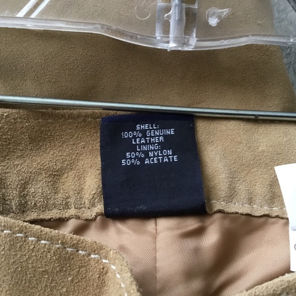 Gap camel-tan suede jeans - Picture 5 of 5
